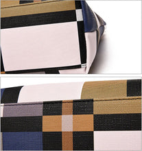 Load image into Gallery viewer, Famous Brand Designers Handbags Women PU Leather Top-Handle bolsas High Capacity Female Shoulder Bags Casual Splice Tote Bag