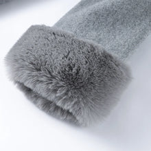 Load image into Gallery viewer, Fashion Hooded Women's Wollen Coat Fur Collar Lace Up Pocket Solid Warm Lady Coats 2025 Autumn Winter Elegant Female Streetwear