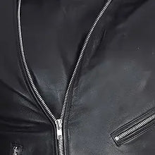 Load image into Gallery viewer, Men's Faux Leather Jacket -imitation Lambskin Winter Vintage Motorcycle Biker Jacket, Moto Riding & Racing Jacket