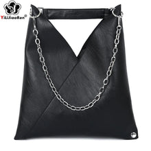 Load image into Gallery viewer, Fashion Faux Leather Handbags for Ladies Luxury Handbags Women Bags Designer Large Capacity Tote Simple Chain Shoulder Bag Female