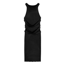 Load image into Gallery viewer, Dresses for Women Elegant Sexy Sleeveless Back Textured Mini Skinny Dress New Fashion Summer Casual PTKPCC