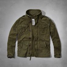 Load image into Gallery viewer, Men Camo Cargo Jacket Autumn Heavyweight Wash Cotton Windbreaker Jacket Military Camouflage Outdoor Sportswear Coat Multi Pocket