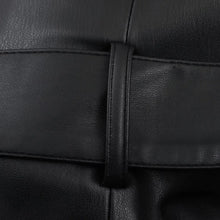 Load image into Gallery viewer, HH Women's Winter Fashion Coats Black Fur Turn-Down Collar Long Sleeves Lace-Up Decoration Single Breasted Female Warm Jackets