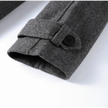 Load image into Gallery viewer, Elegant Shawl Collar Lace Up Long Woolen Coat Women Full Sleeve Belt Lapel Thick Overcoat 2025 Autumn Winter Lady Chic Outwear