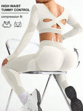 Load image into Gallery viewer, Women's 2pcs Hot-selling New Sports Tight Running Breathable Seamless Yoga Suit