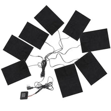 Load image into Gallery viewer, 3 Levels Electric Cloth Heater USB Heating Pads Outdoor Thermal Winter Heating Vest Pads Vest Heater for DIY Heated Clothing
