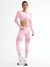 Load image into Gallery viewer, Women's 2pcs Hot-selling New Sports Tight Running Breathable Seamless Yoga Suit