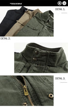 Load image into Gallery viewer, Men&#39;s Winter Cargo Jacket Cotton Business Casual Military Multi-pocket Male Air Force Pilot Jacket Outwear Coats Chaqueta Hombre
