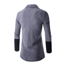 Load image into Gallery viewer, Sweater Coats Men New Fashion 2025 Autumn Men&#39;s Slim Long Solid Color Knitted Jacket Fashion Men&#39;s Casual Sweater Cardigan Coats
