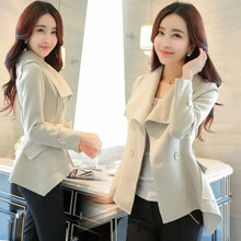 Load image into Gallery viewer, Coats Woman Spring Autumn Short Windbreaker Jacket for Women Casual Elegant Pretty High Quality Clothing Promotion Fashion 2025
