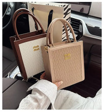 Load image into Gallery viewer, Designer Leather Handbag For Elegant Ladies, Crossbody Shoulder Tote Bag With Secure Zipper
