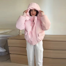 Load image into Gallery viewer, Warm Women&#39;s Hooded Cotton Padded Coats 2025 Autumn Winter Lady Outwear

