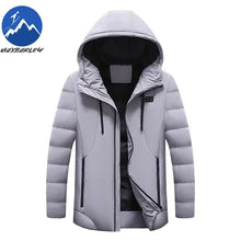 Load image into Gallery viewer, Winter Heating Jacket Mens 11 Heating Zone USB Charging Temperature Controlled Padded Coat Outdoor Ski Warm Cold-proof Parka
