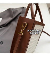 Load image into Gallery viewer, Designer Leather Handbag For Elegant Ladies, Crossbody Shoulder Tote Bag With Secure Zipper
