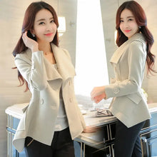 Load image into Gallery viewer, Coats Woman Spring Autumn Short Windbreaker Jacket for Women Casual Elegant Pretty High Quality Clothing Promotion Fashion 2025
