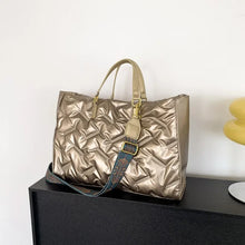 Load image into Gallery viewer, Fashion Large Tote Padded Quilted Handbags
