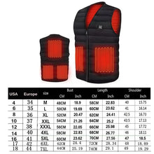 Load image into Gallery viewer, Unisex Heated Vest – 11 Heating Areas, V-Neck &amp; USB Smart Temp Control, Cotton Material

