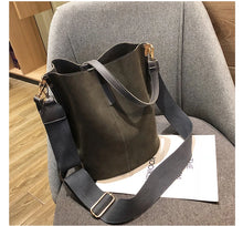 Load image into Gallery viewer, Designer Handbags Ladies Bucket Bag PU Leather Shoulder Large Capacity Crossbody Bags for Women High Quality New Tote Bag
