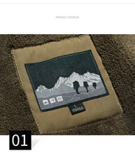 Load image into Gallery viewer, Outdoor Windbreaker Winter Jacket Men Thick Warm Mens Parkas Quality Cashmere Liner Detachable 2 in 1 Multi-pocket Coats L-4XL
