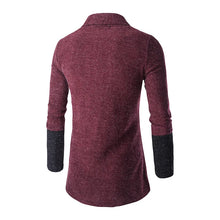 Load image into Gallery viewer, Sweater Coats Men New Fashion 2025 Autumn Men&#39;s Slim Long Solid Color Knitted Jacket Fashion Men&#39;s Casual Sweater Cardigan Coats
