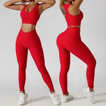 Load image into Gallery viewer, Women&#39;s 3-Piece Tracksuit Set  Push Up Gym, Yoga &amp; Fitness
