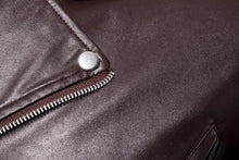 Load image into Gallery viewer, Mens Faux Leather Jackets New White Black Casual Lapel Slim Fit Diagonal Zipper Motorcycle Faux Leather Jacket Coat Mens Jackets
