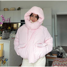 Load image into Gallery viewer, Warm Women&#39;s Hooded Cotton Padded Coats 2025 Autumn Winter Lady Outwear

